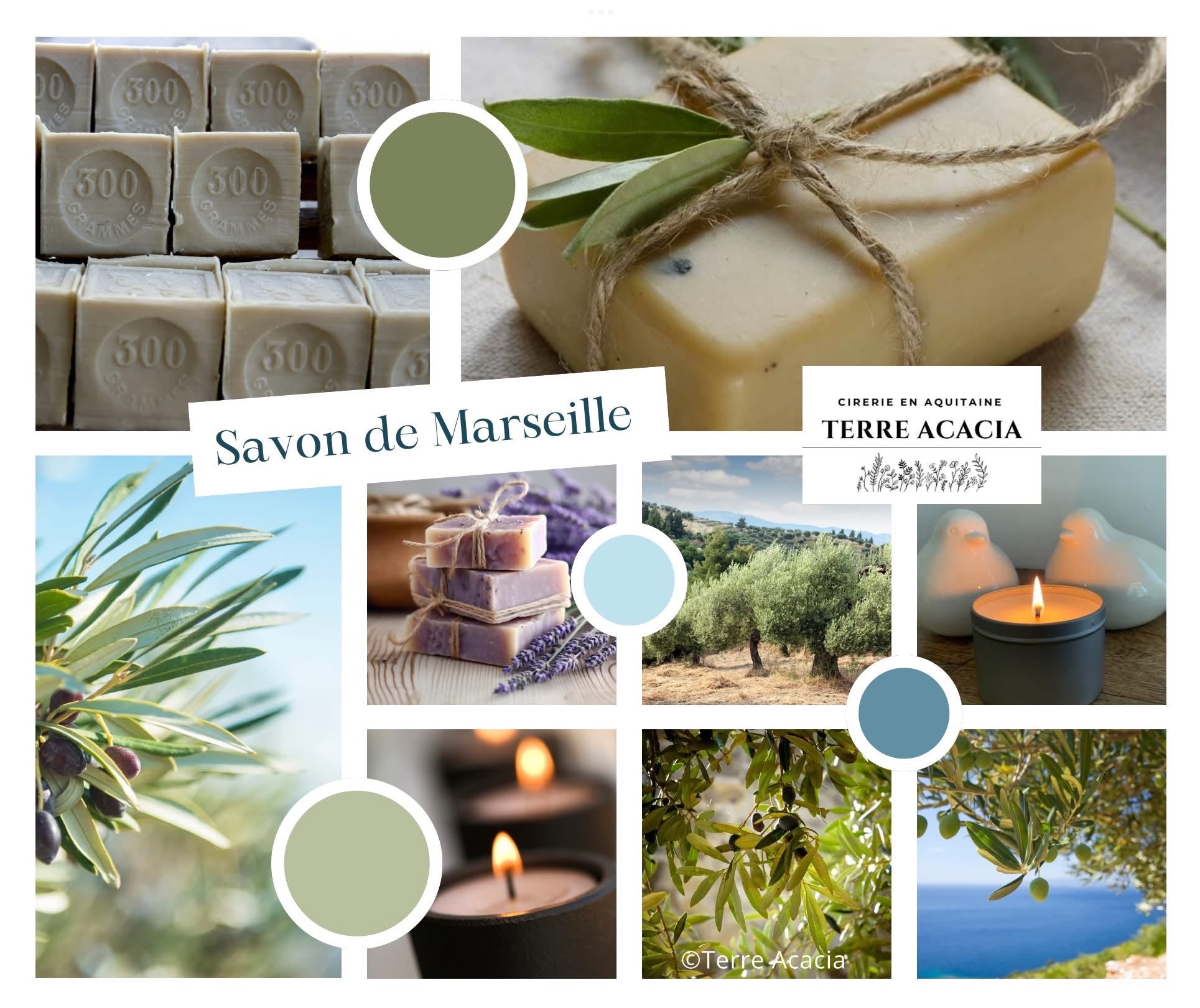 Bougie  Savon de Marseille