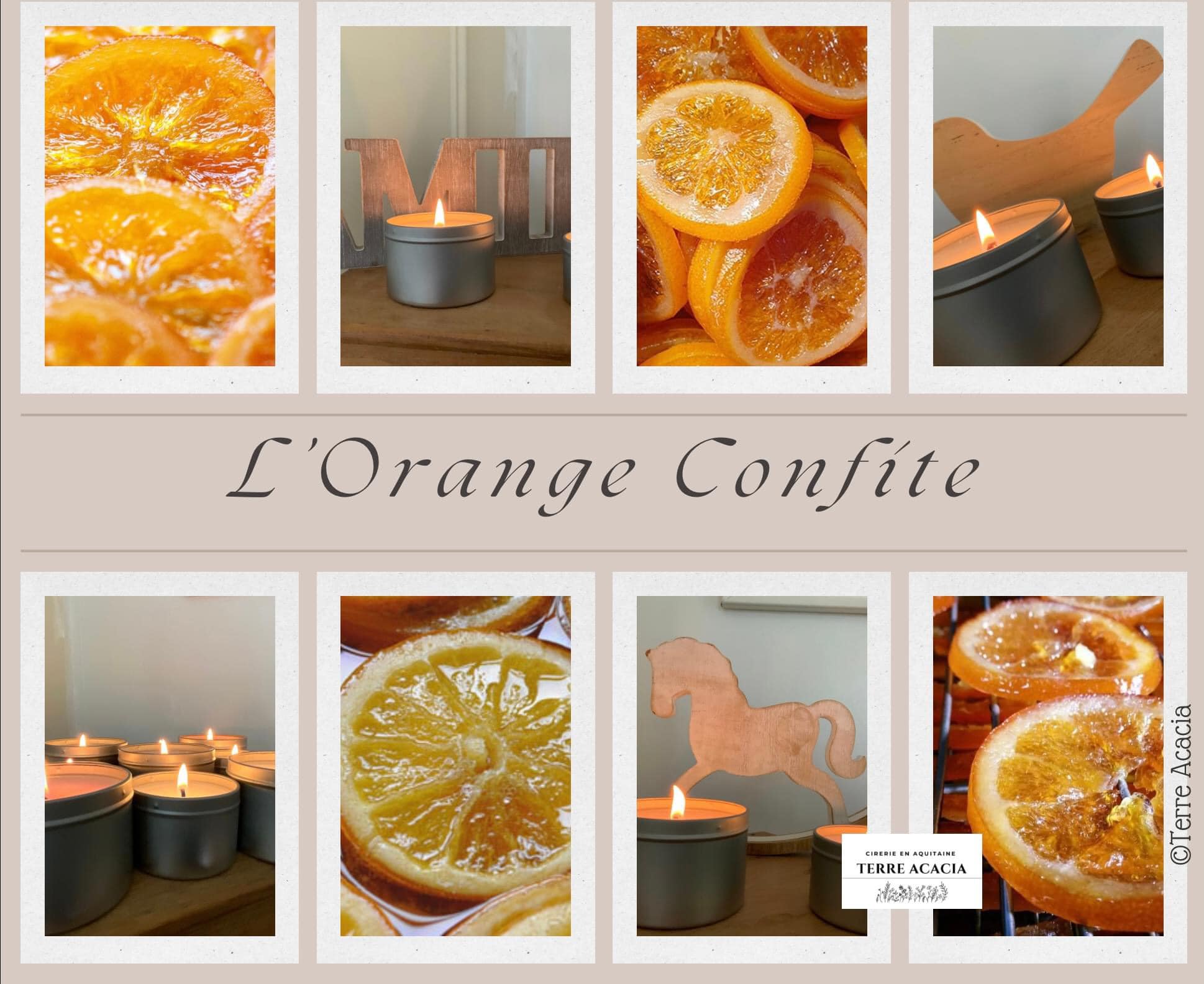 Bougie  L’Orange Confite