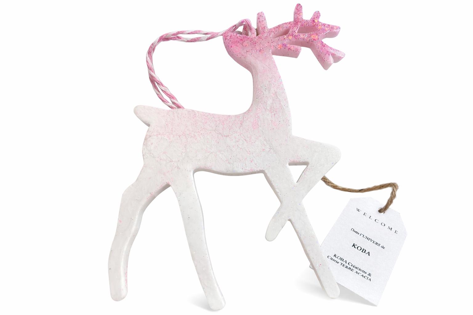 Grand Renne  Blanc et Rose