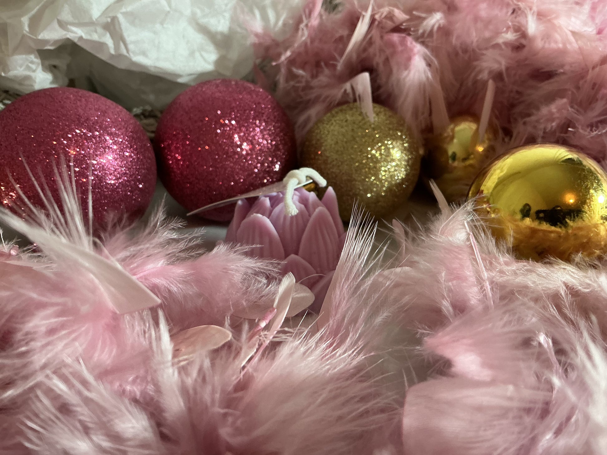 Lotus- Rose et Fleur de Pommier