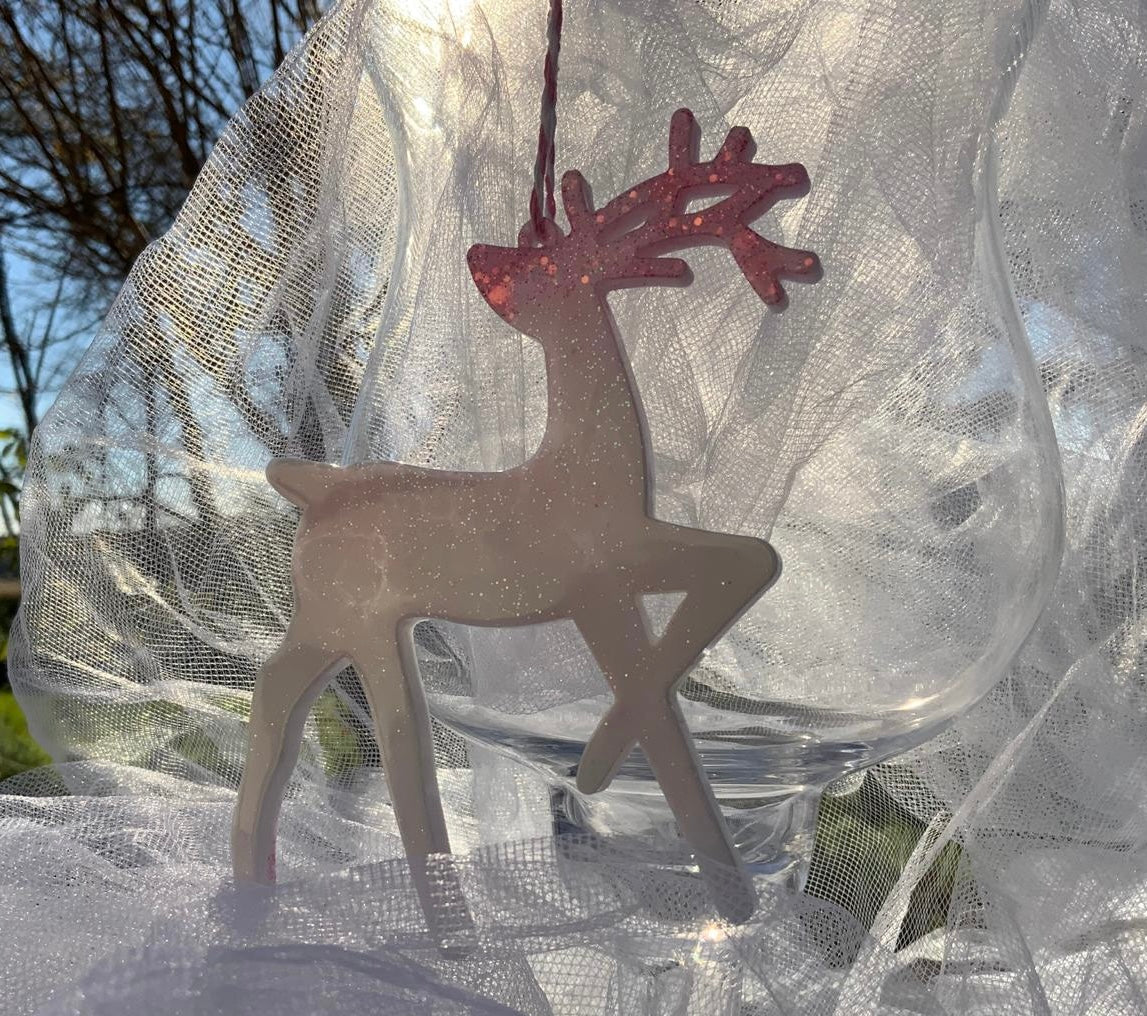 Grand Renne  Blanc et Rose